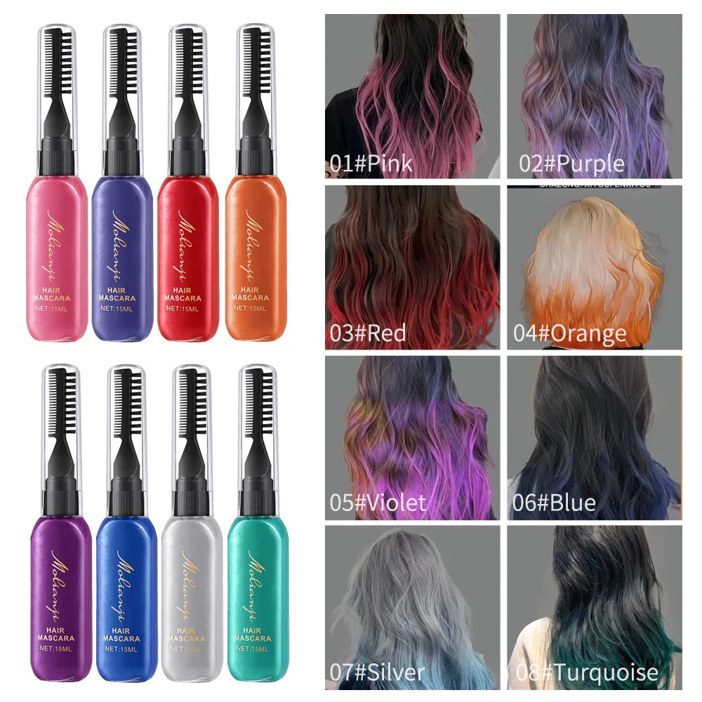 Multi-Color Hair & Eyelash Dye – Long-Lasting Trendy Shades