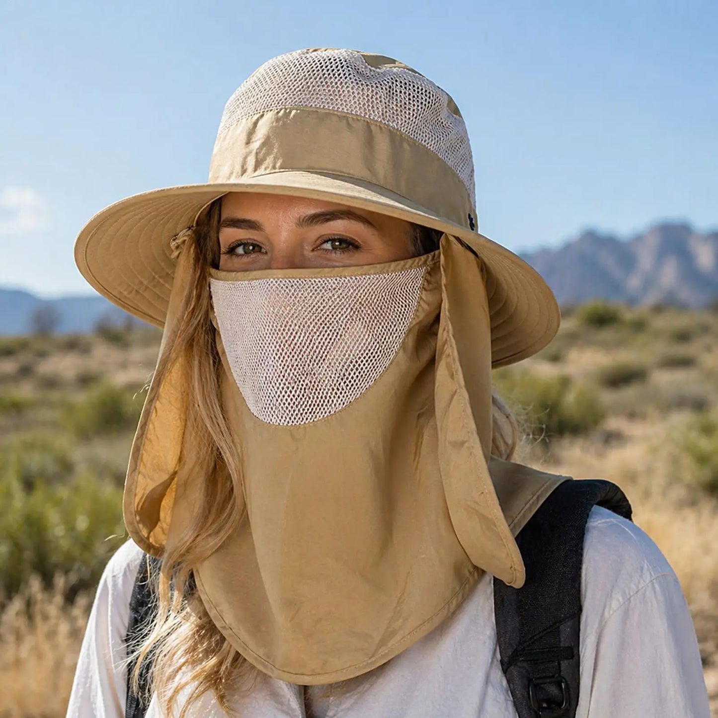 Wide Brim UPF 50+ Bucket Hat | Waterproof, Quick-Dry & Neck Flap