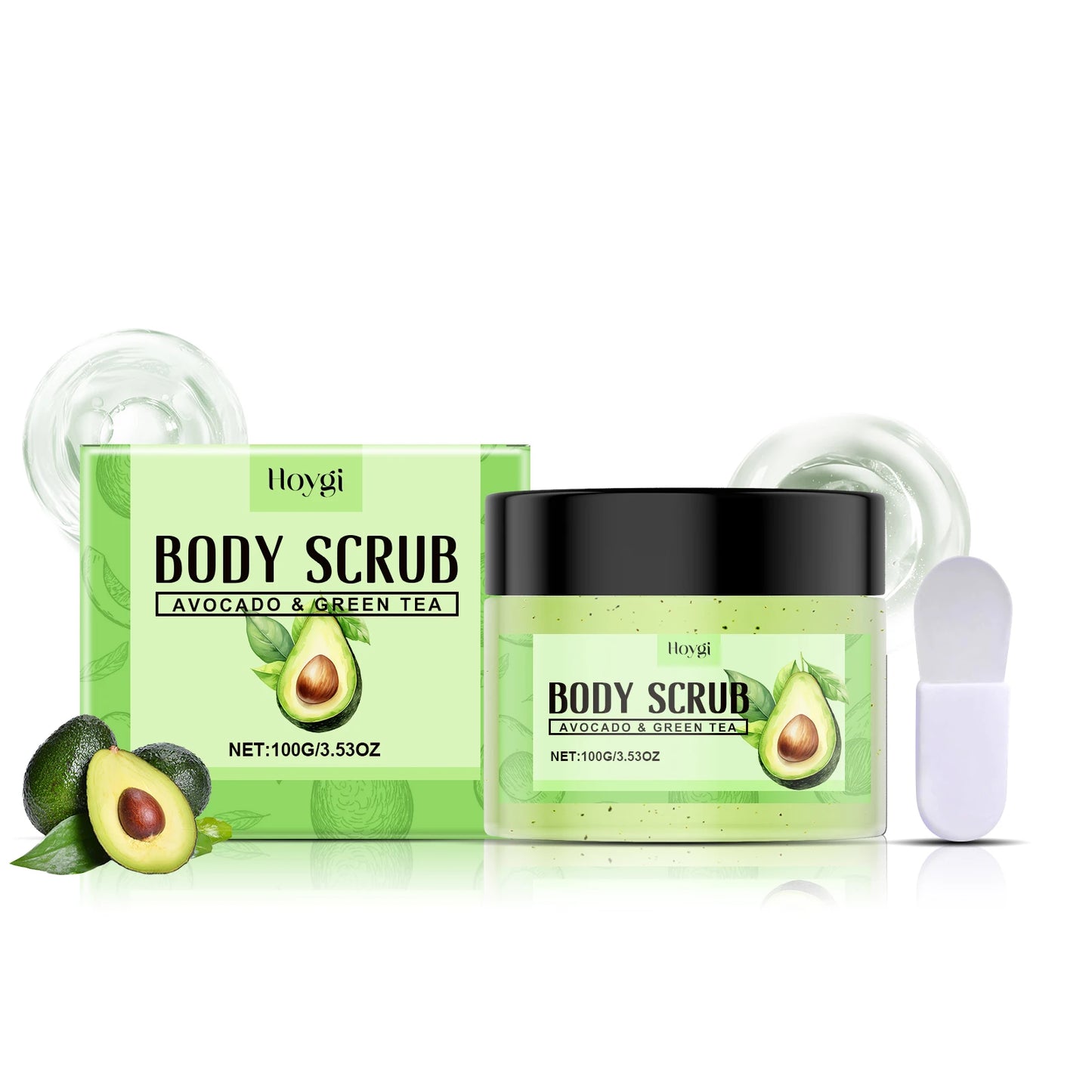 Hoygi Matcha Body Scrub | Exfoliate, Cleanse & Smooth Skin