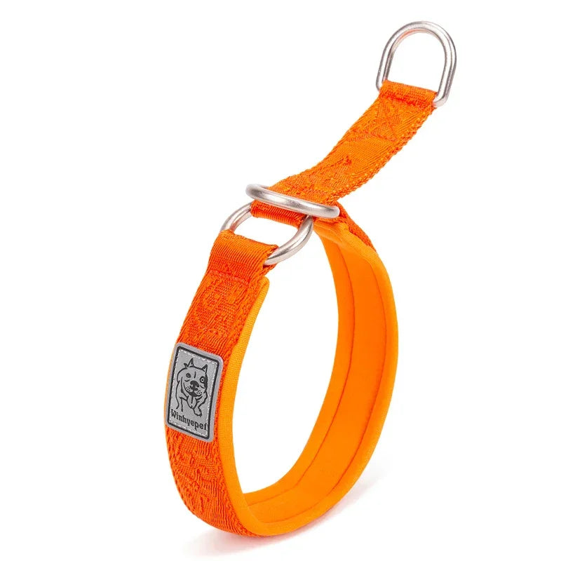 TRUELOVE Pet Collar Nylon Webbing P-chain Explosion-proof Neoprene Padding Pets Running Training Large Medium Small Dogs YC1851 Peaceful Pleasures Health and Wellness
