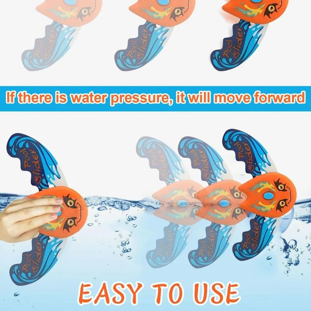 Manta Ray Pool Torpedo Toy – Self-Propelled Dive Glider for Kids
