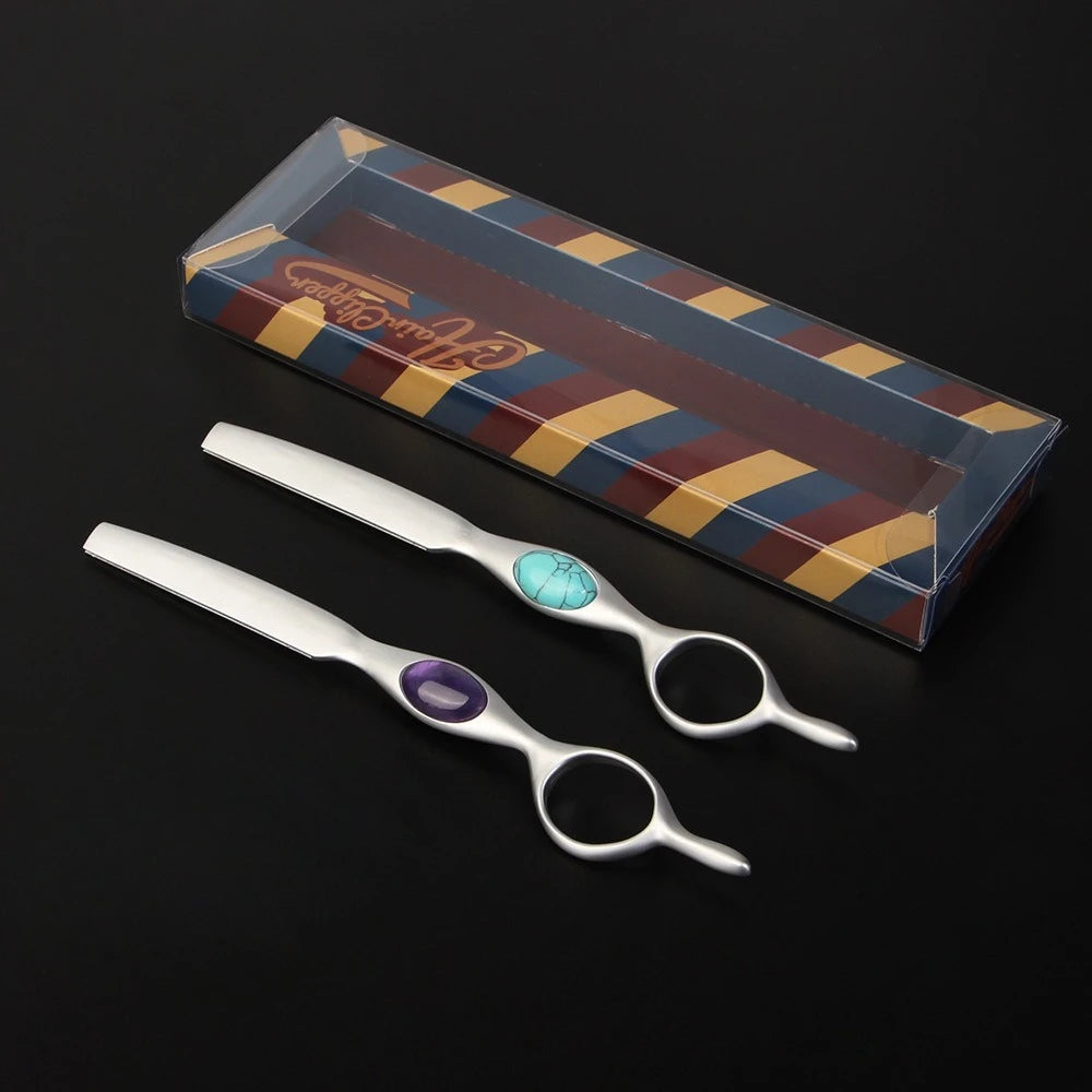 Professional Sharp Barber Razor Blade Purple Dragon Hair Razors Cut Hair Cutting Thinning Knife Salon Tools Peaceful Pleasures Health and Wellness