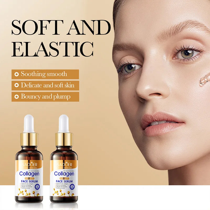 SADOER Collagen Face Serum – Anti-Aging Moisturizing Essence