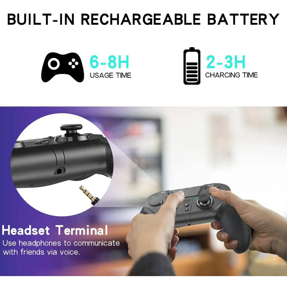 Wireless Bluetooth PS4/PS3/PC/Android Gamepad Controller