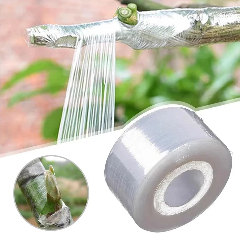 Self-adhesive wound PE grafting tape film, stretchable, horticultural tree plant seedlings, grape and tomato grafting accessorie Peaceful Pleasures Health and Wellness