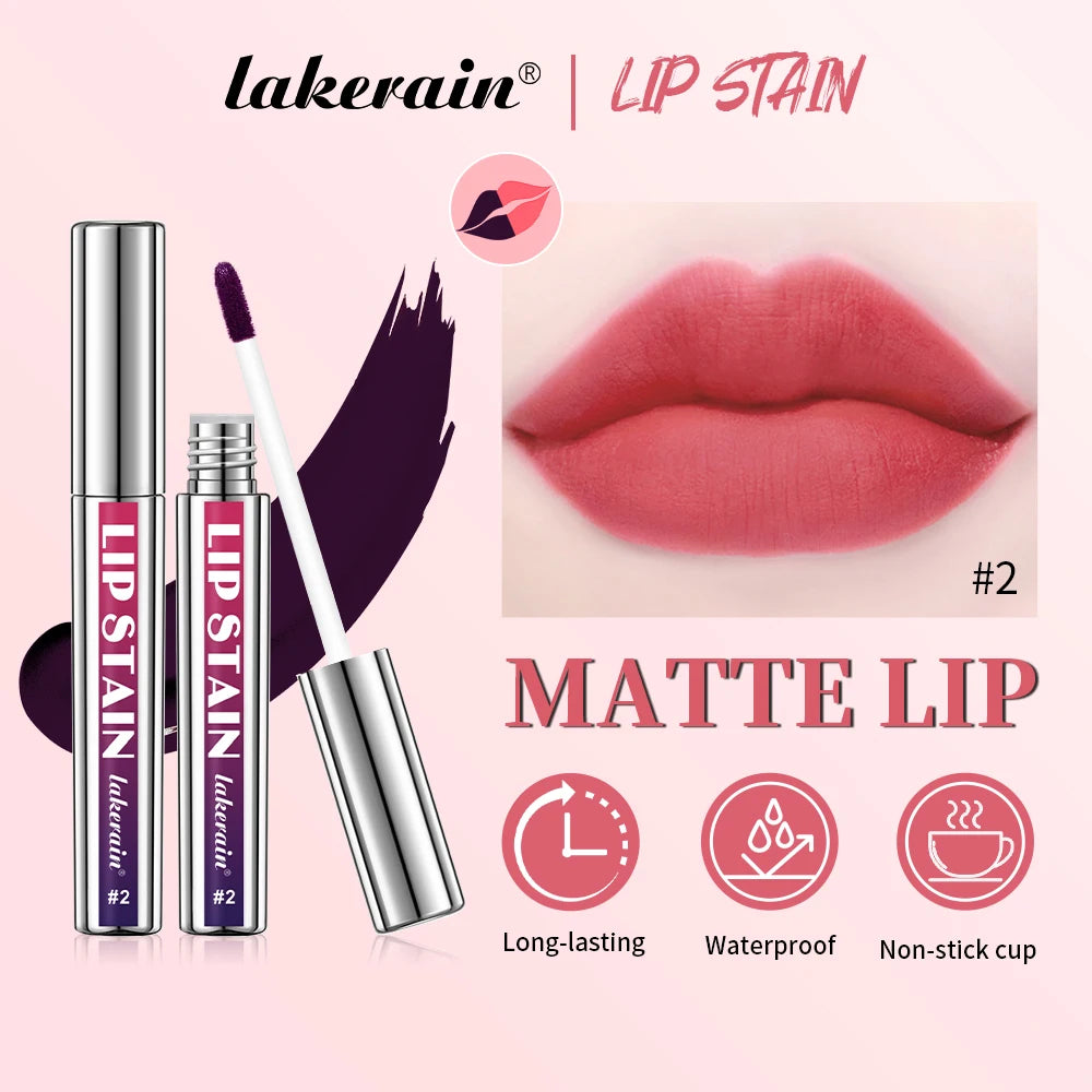 3Color Metallic Lip Stain Peel Off Long Lasting Waterproof Pink Lip Tint Proof Natural No Fading Lip Gloss Cosmetic Women's Gift Peaceful Pleasures Health and Wellness