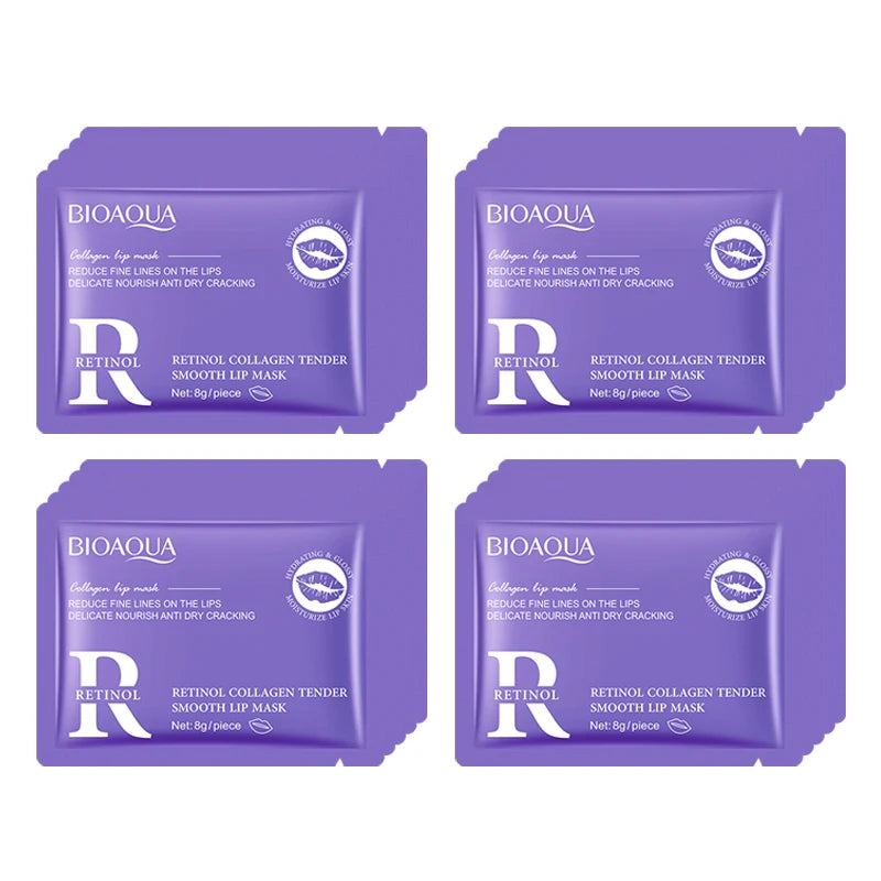 BIOAQUA Collagen Lip Mask 20pcs – Hydrating Lip Plumper