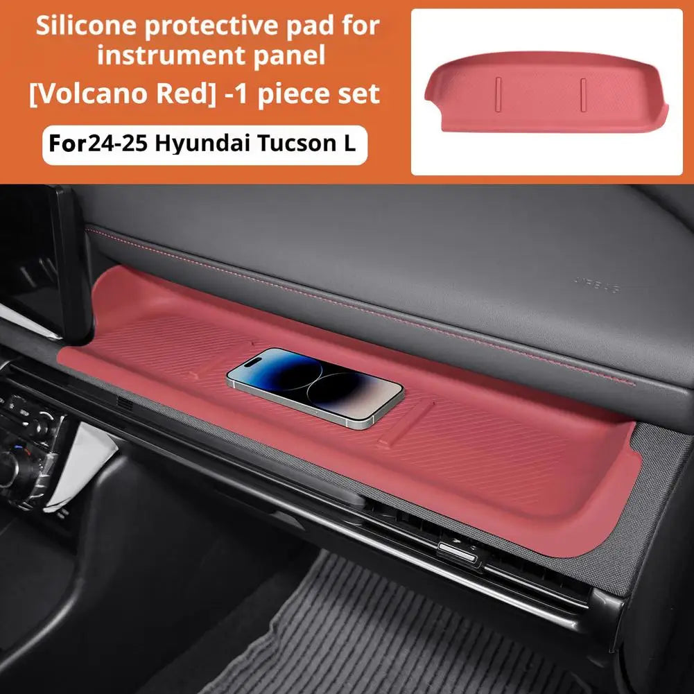 For 24-26 Hyundai Tucson L Central Control Silicone Protective Pad Interior Film Coating Supplies Modification Accessories 1Pcs Peaceful Pleasures Health and Wellness A