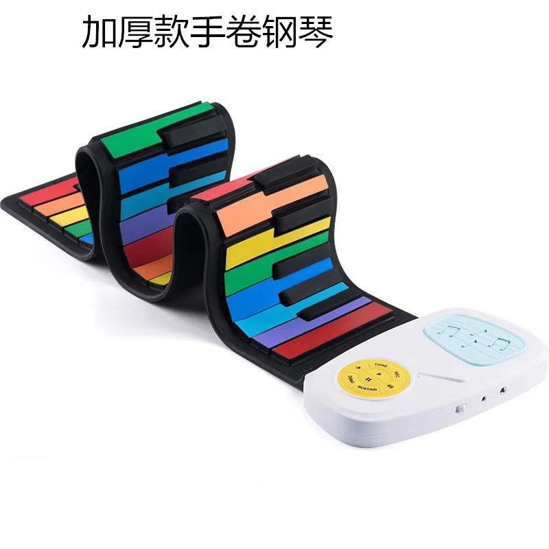 Colorful Flexible Piano Kids Electronic Keyboard Organ Enlightenment