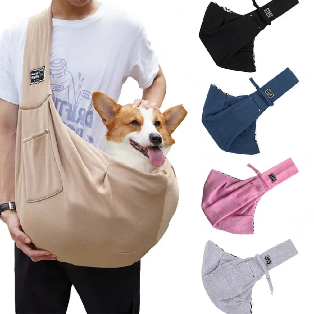 Pet Sling Carrier Bag | Crossbody Shoulder Bag for Small Dogs & Cats