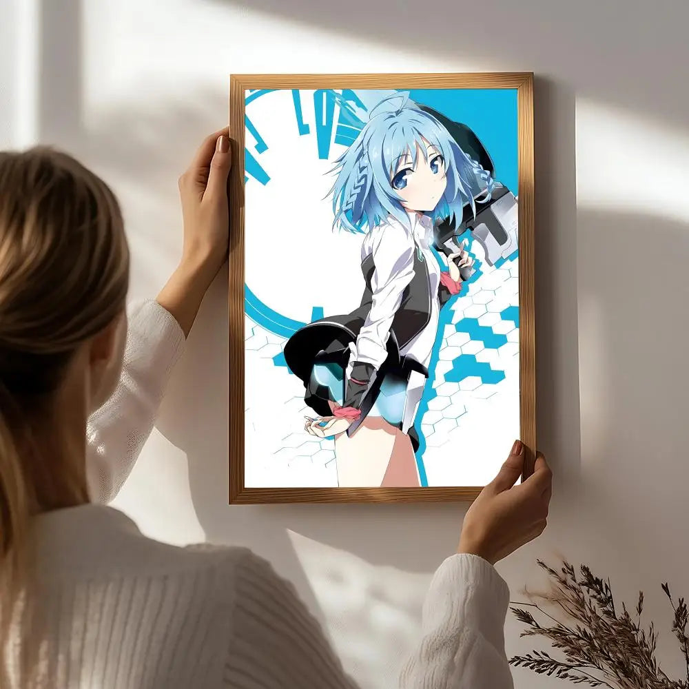 The Asterisk War Anime Poster – HD Self-Adhesive Wall Art Anime Wall Poster Peaceful Pleasures Health and Wellness White3 30X40cmNoframe