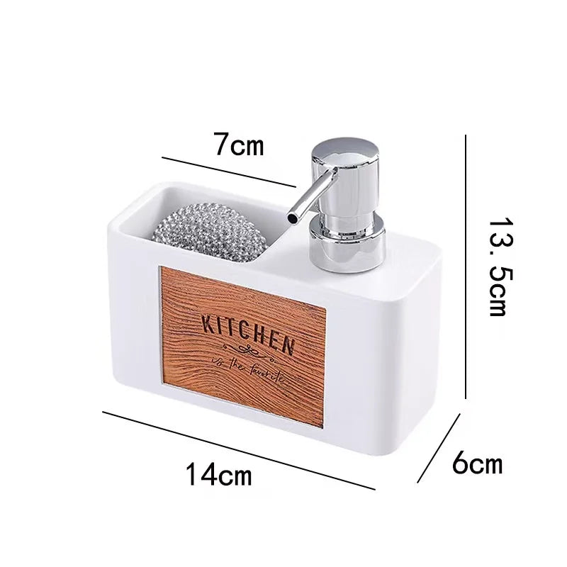 Refillable Soap Dispenser with Cleaning Ball | Kitchen & Bath