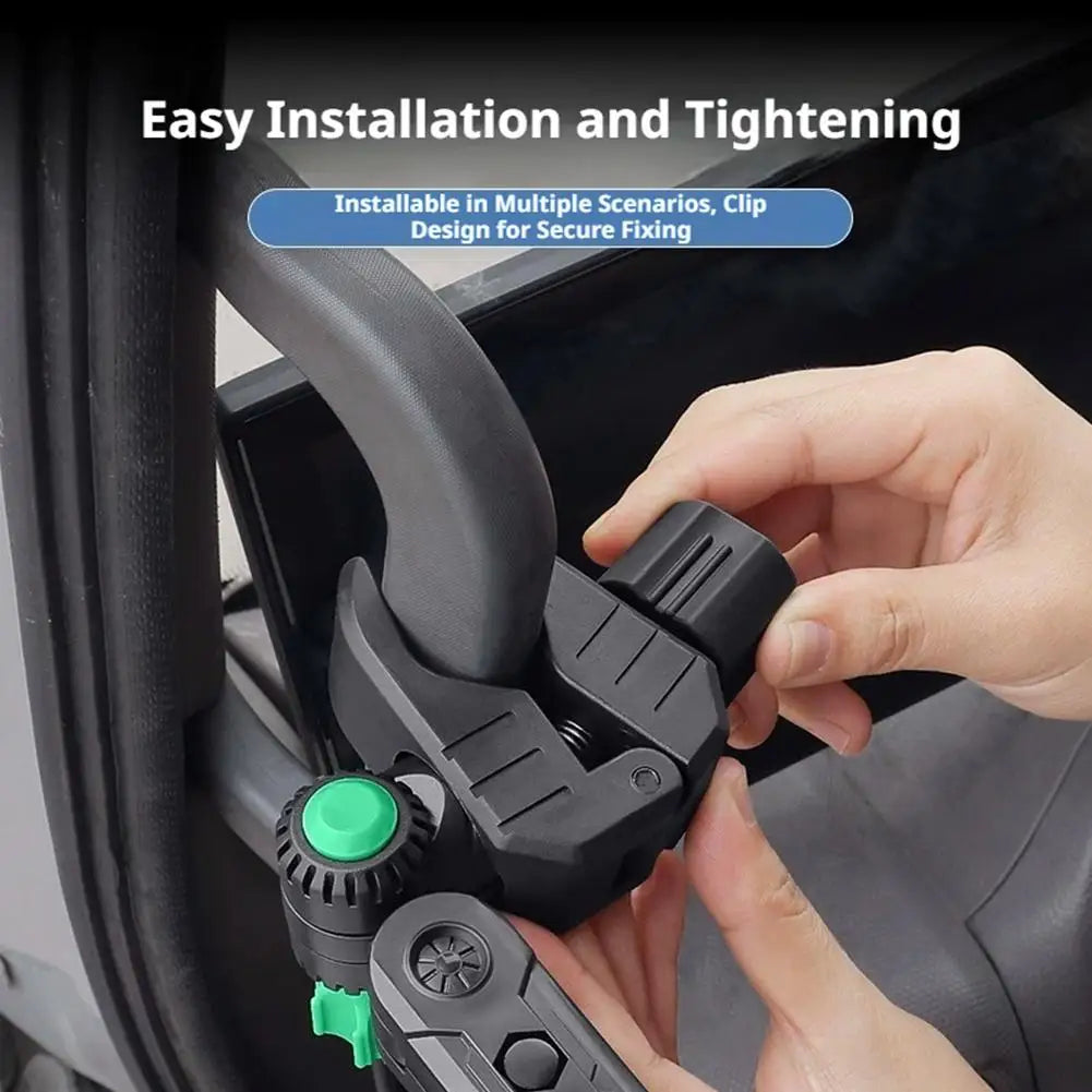 Universal Heavy Duty Truck Phone Holder, Adjustable A-Pillar Grab Handle Mount with Strong Pole Clamp for Pickup Excavator Loade Peaceful Pleasures Health and Wellness