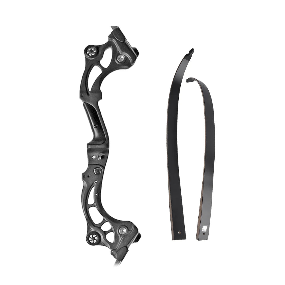 JUNXING F163 Recurve Bow Riser Length 23 Inches Aluminum Alloy Handle