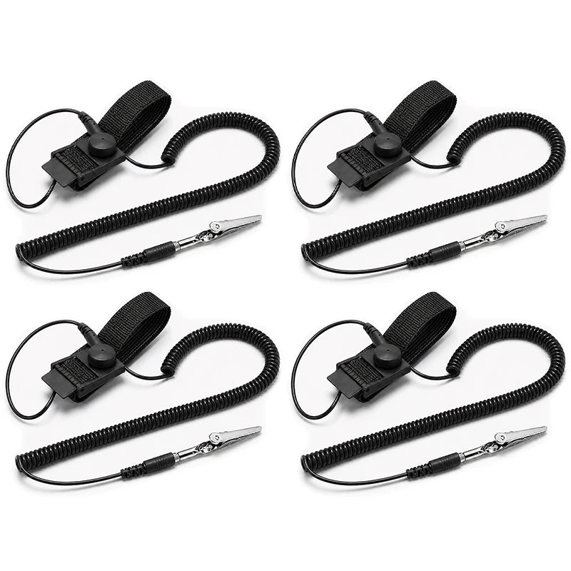 Anti-Static ESD Wrist Strap Grounding Band with Alligator Clip