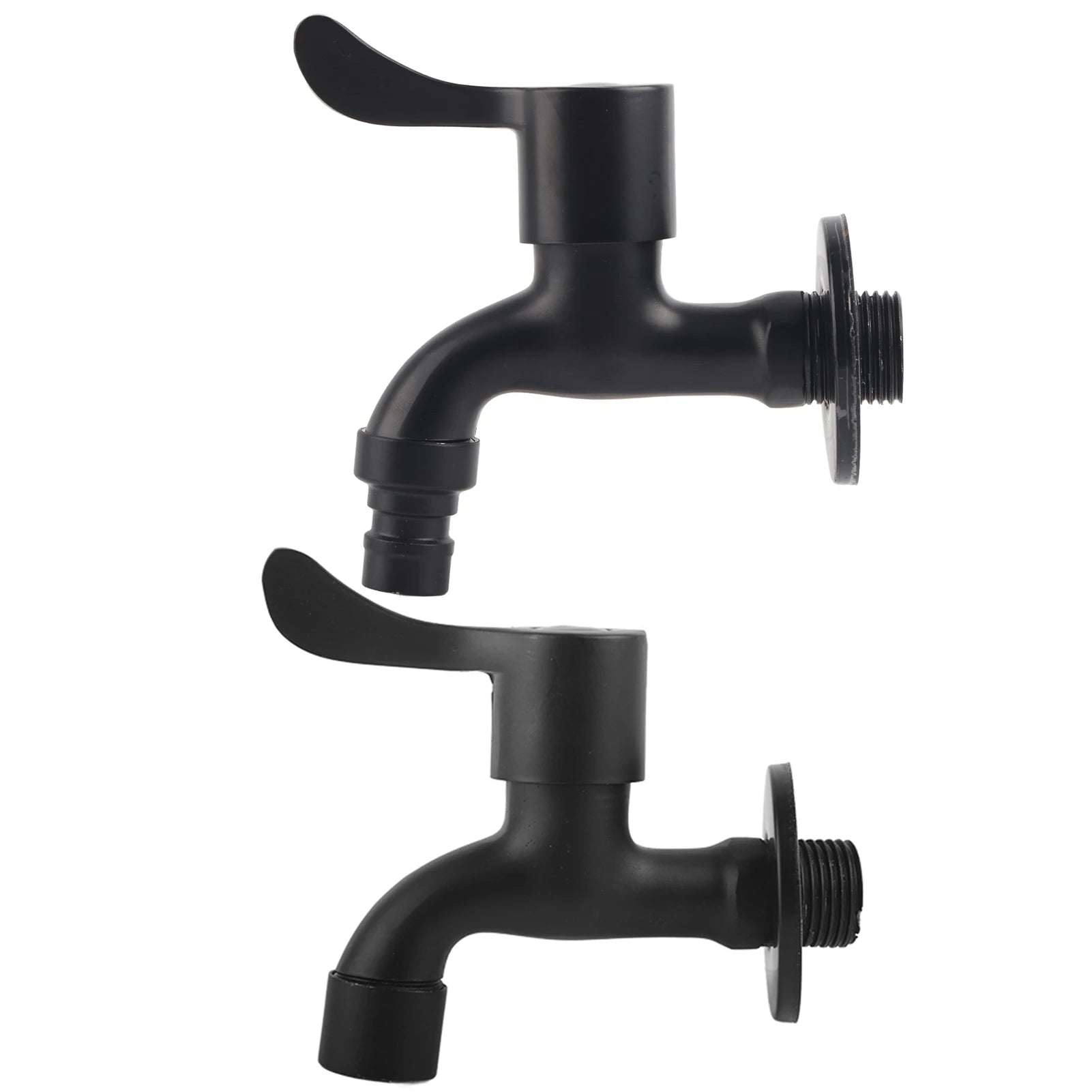 304 Stainless Steel Black Wall Mount Tap Garden Water Faucet for Bathroom Washing Machine Tap Stainless Steel Faucet Peaceful Pleasures Health and Wellness