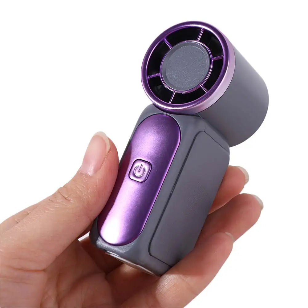 6-Speed USB Rechargeable Mini Pocket Fan with LED Display