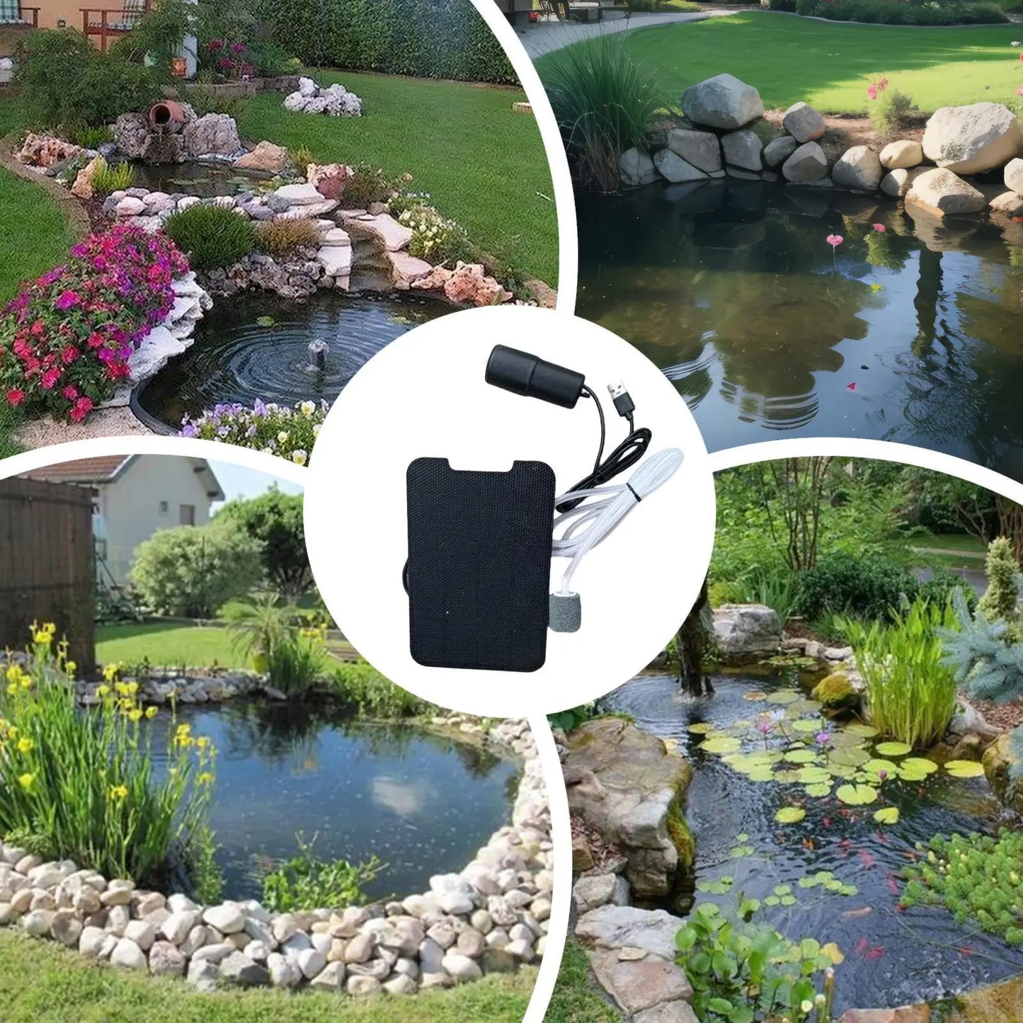 Solar Aerator Pump for Fish Ponds, Tanks & Aquaculture