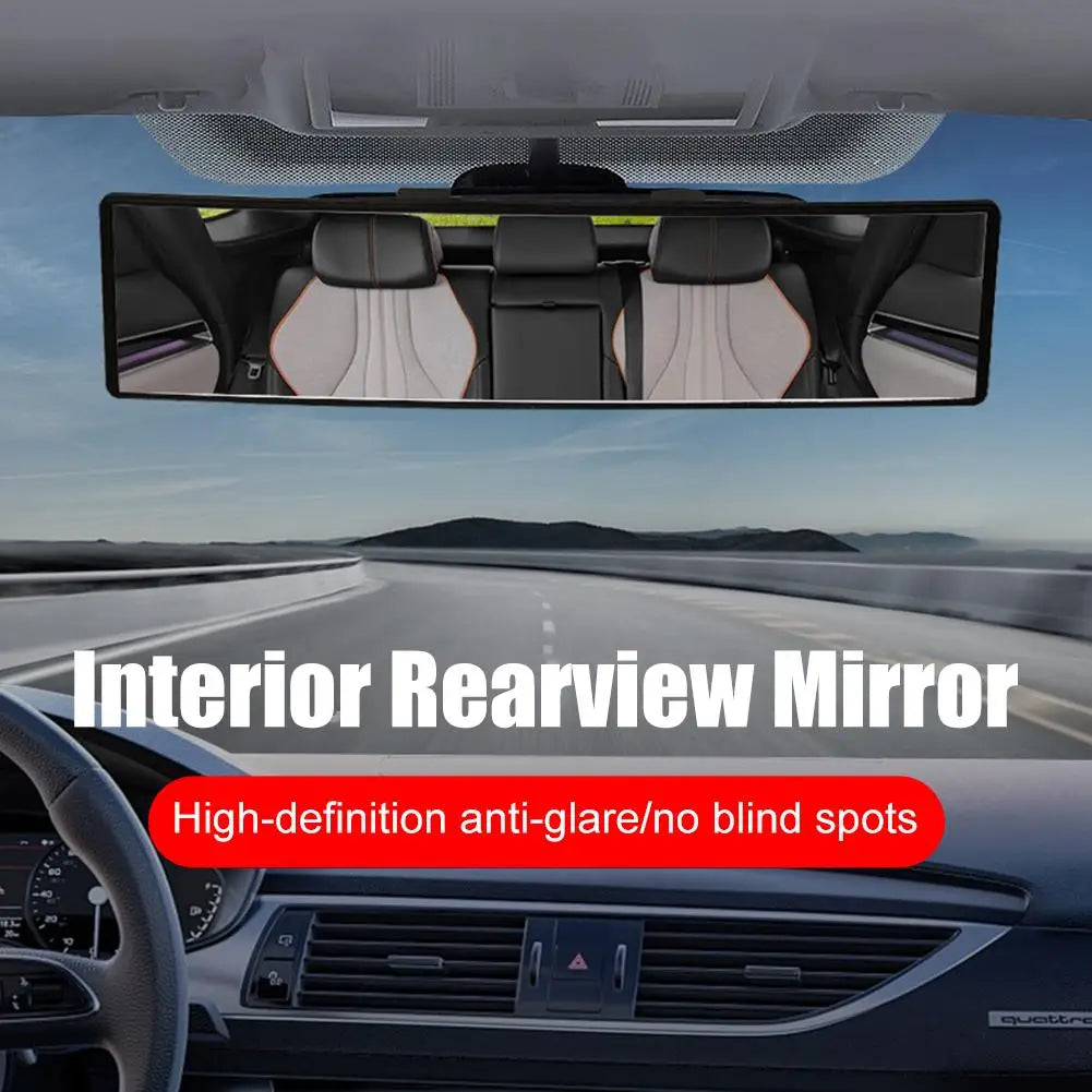 Panoramic Clip-On Rearview Mirror – Wide Angle Anti-Glare