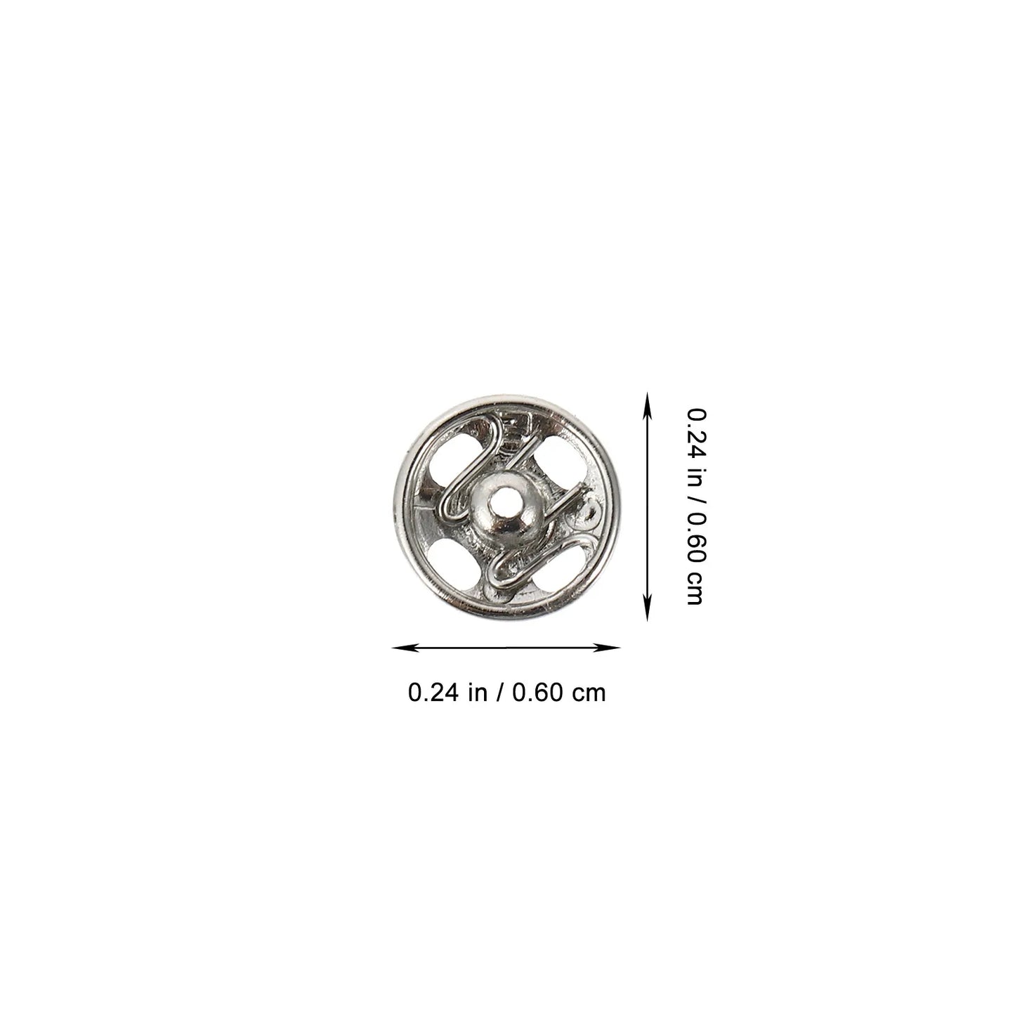40Pcs Mini Sewing Buttons Durable Metal Covers for Clothes DIY Garment Buckles Replacement Accessories Peaceful Pleasures Health and Wellness