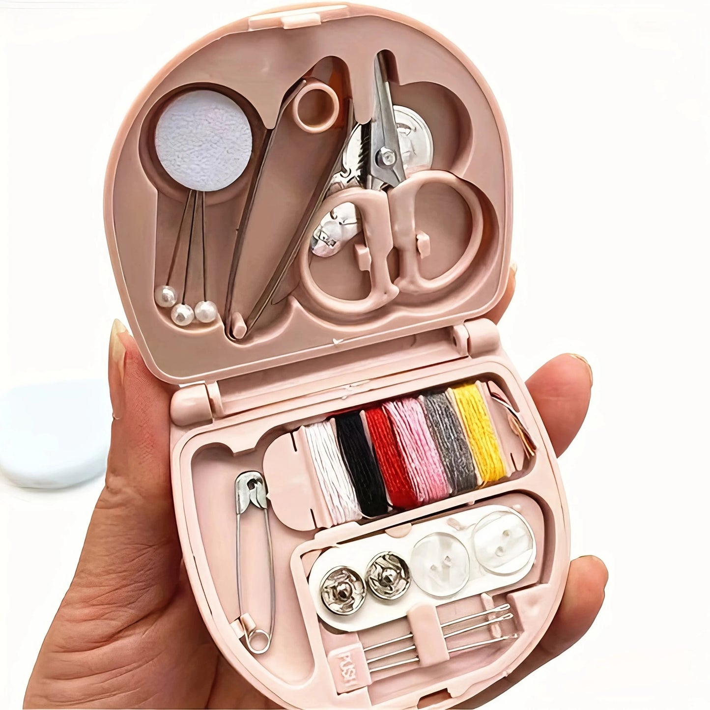 Pink Sewing Kit – Portable Complete Set for Home & Travel