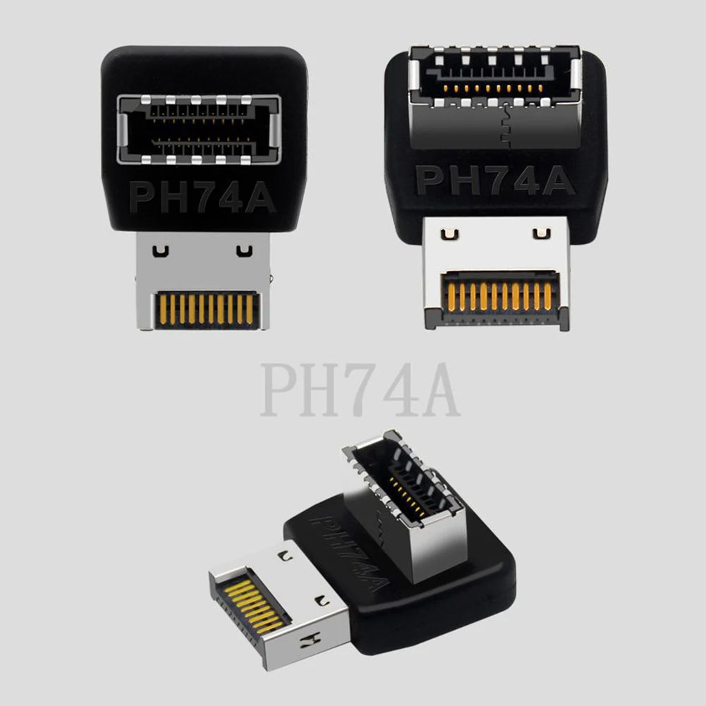 USB 3.1 Type-C 90° Internal Header Adapter – Type-E Converter