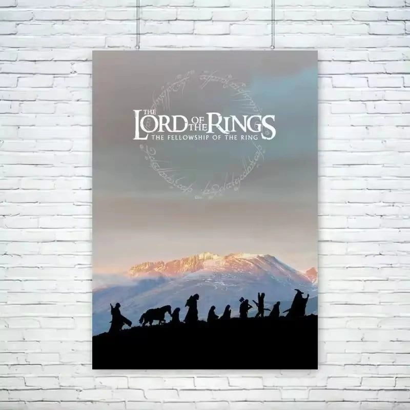 T-The L-Lords of The R-Rings Posters and Prints Modern Living Room Wall Art Canvas Painting Autumn Decorative SmallWall Painting Peaceful Pleasures Health and Wellness