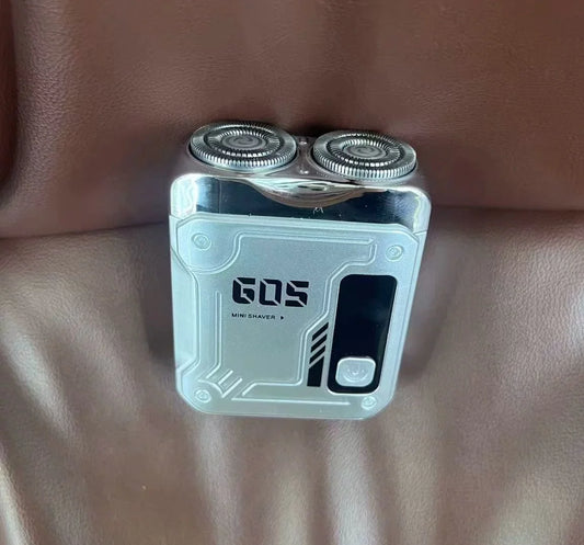 XMSJ Mini Rotary Electric Shaver – Digital Display & Dual Blades Rotary Electric Shaver Peaceful Pleasures Health and Wellness
