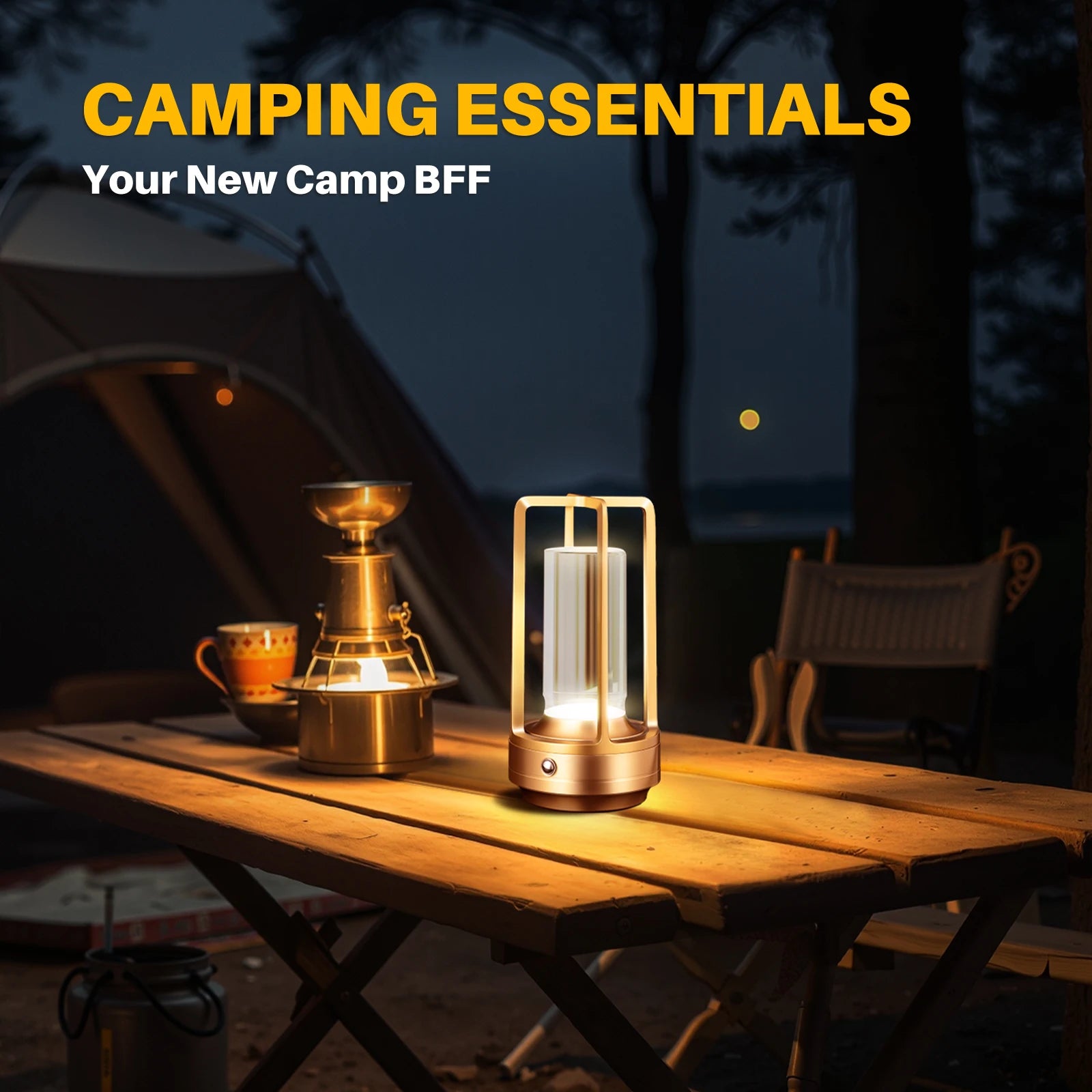 GGbingo Cordless Led Table Lamp Desk Lamps Outdoor Camping Atmosphere Light Restaurant Creative Beside Night Lights Peaceful Pleasures Health and Wellness