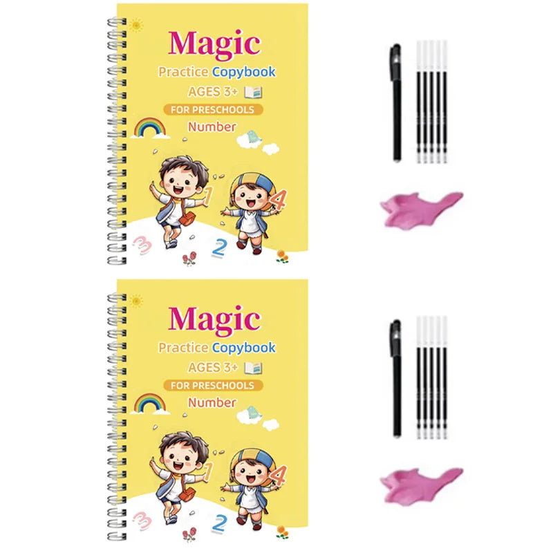 Sank Magic Practice Copybook Pen Preschools Kids Calligraphy English
