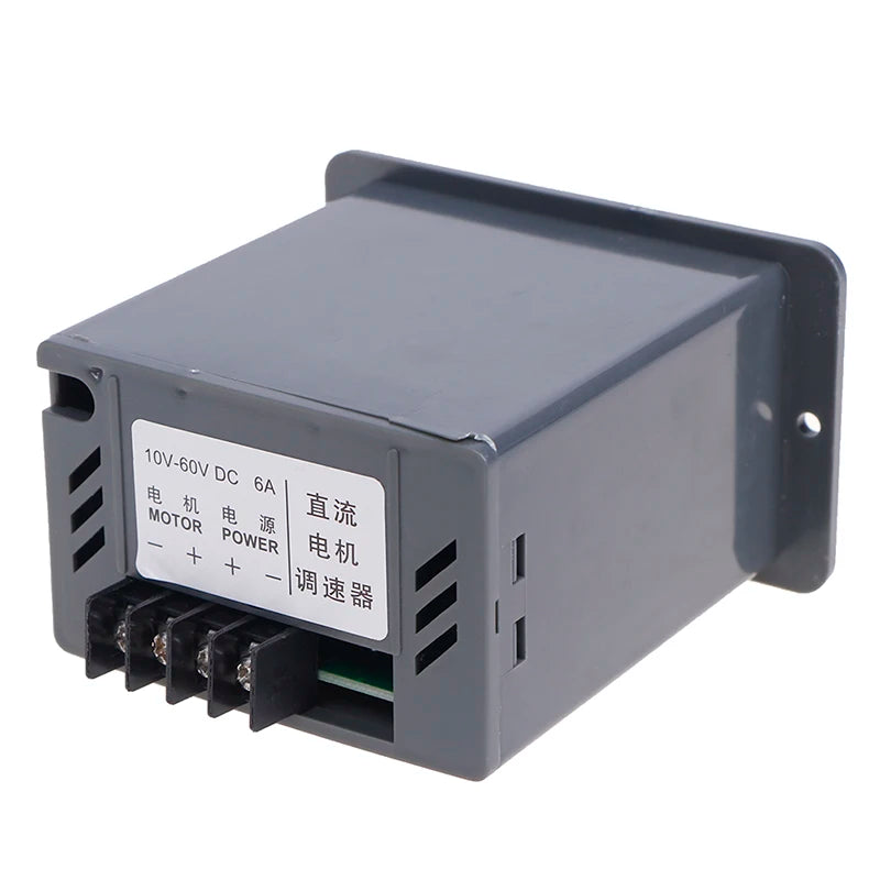 New 12V 24V 36V 48V PWM DC Motor Speed Controller Reversible Switch 6A Regulator Peaceful Pleasures Health and Wellness Default Title