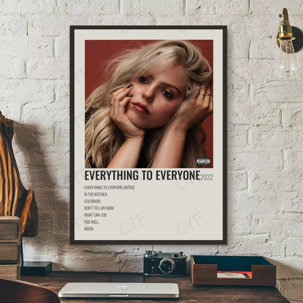 Pop Singer Actor Renee Rapp Poster HD art sticky wall waterproof home living room bedroom bar aesthetic decoration Peaceful Pleasures Health and Wellness