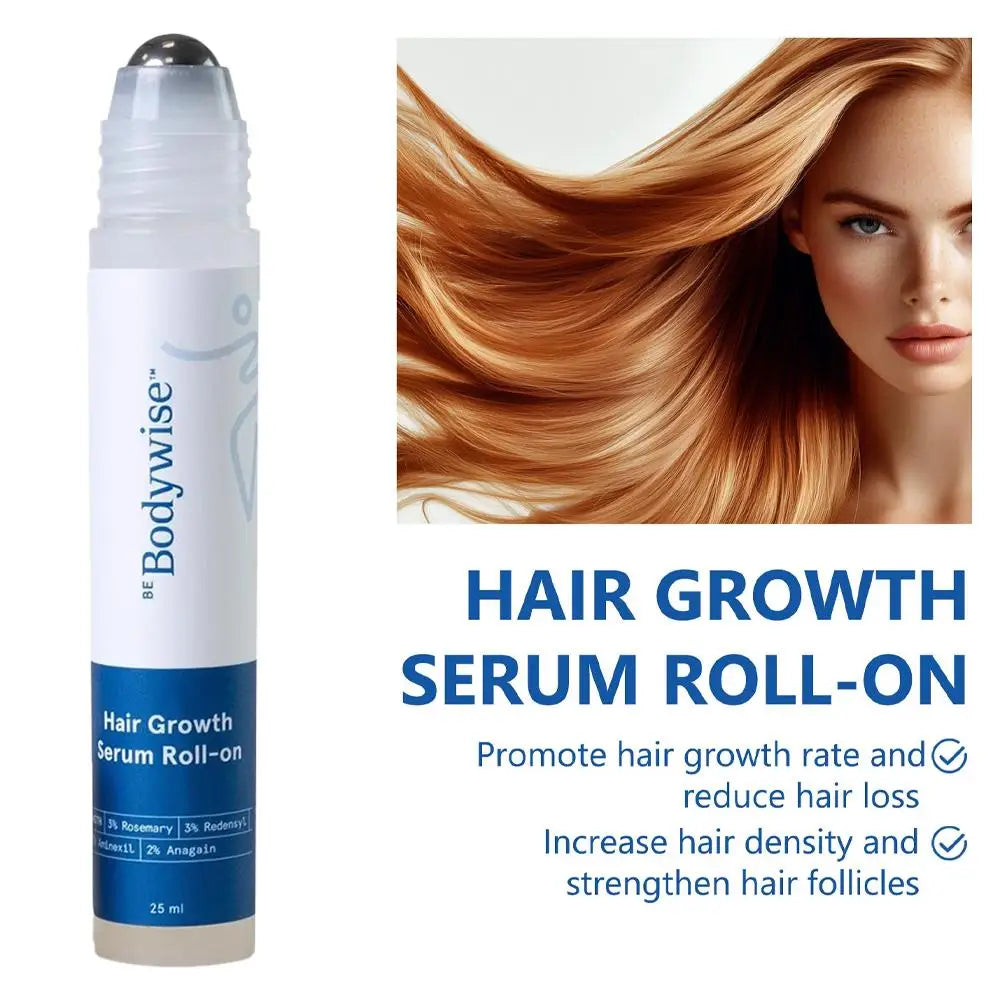 3% Rosemary Hair Growth Serum - Deep Scalp Nourishment Frizz Control Strengthen Hair Roots Hair Care Essence Oil 25ml Peaceful Pleasures Health and Wellness
