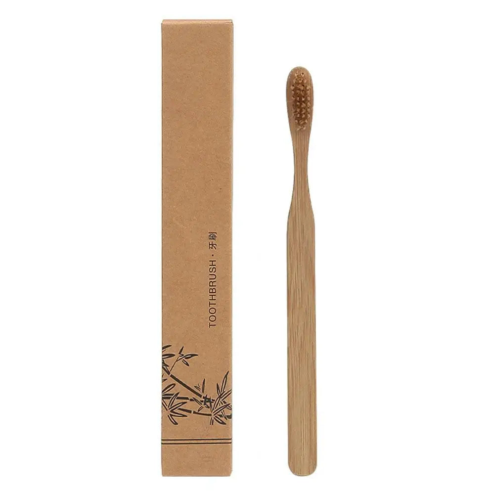 Eco-Friendly Bamboo Toothbrush | Soft Bristles Adult 1-50 Pack