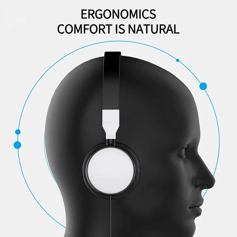 Subwoofer Wired Gaming Headset Hifi Sound Quality Foldable Portable 3.5mm Plug Headphones For Pc Game Host All Smartphones Peaceful Pleasures Health and Wellness