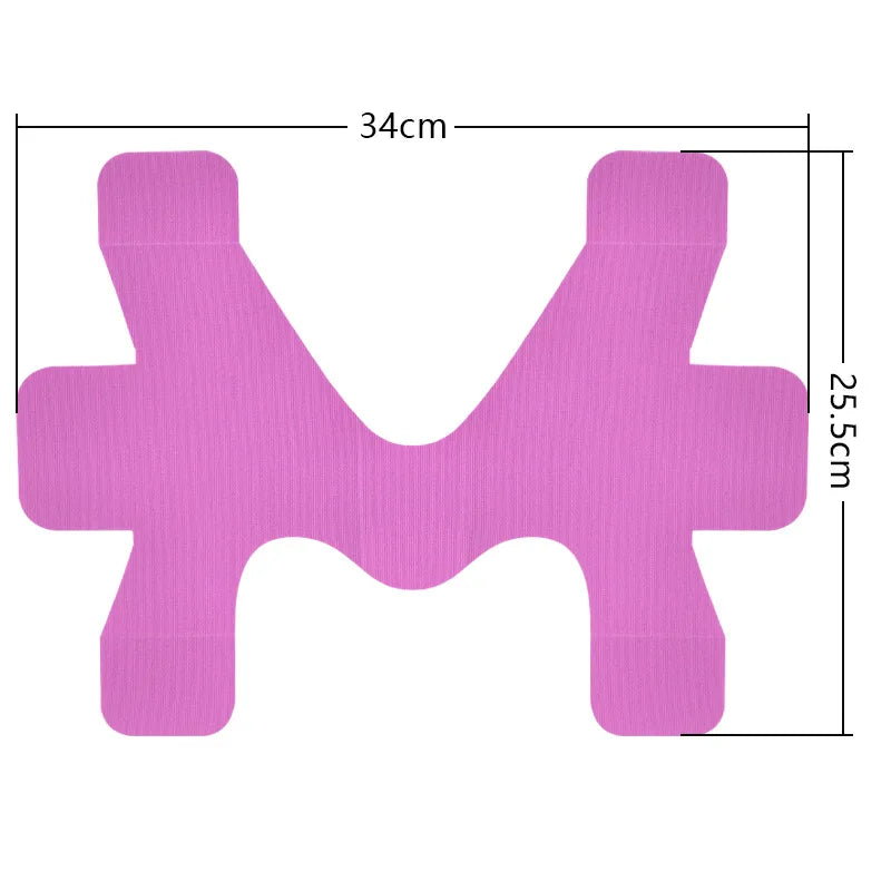1pc/10pcs Breathable Elastic Kinesiology Tape for Ankle for Sports, Ankle Sprain & Muscle Strain Relief Protective Athletic Wrap Peaceful Pleasures Health and Wellness 1pc-Rose red