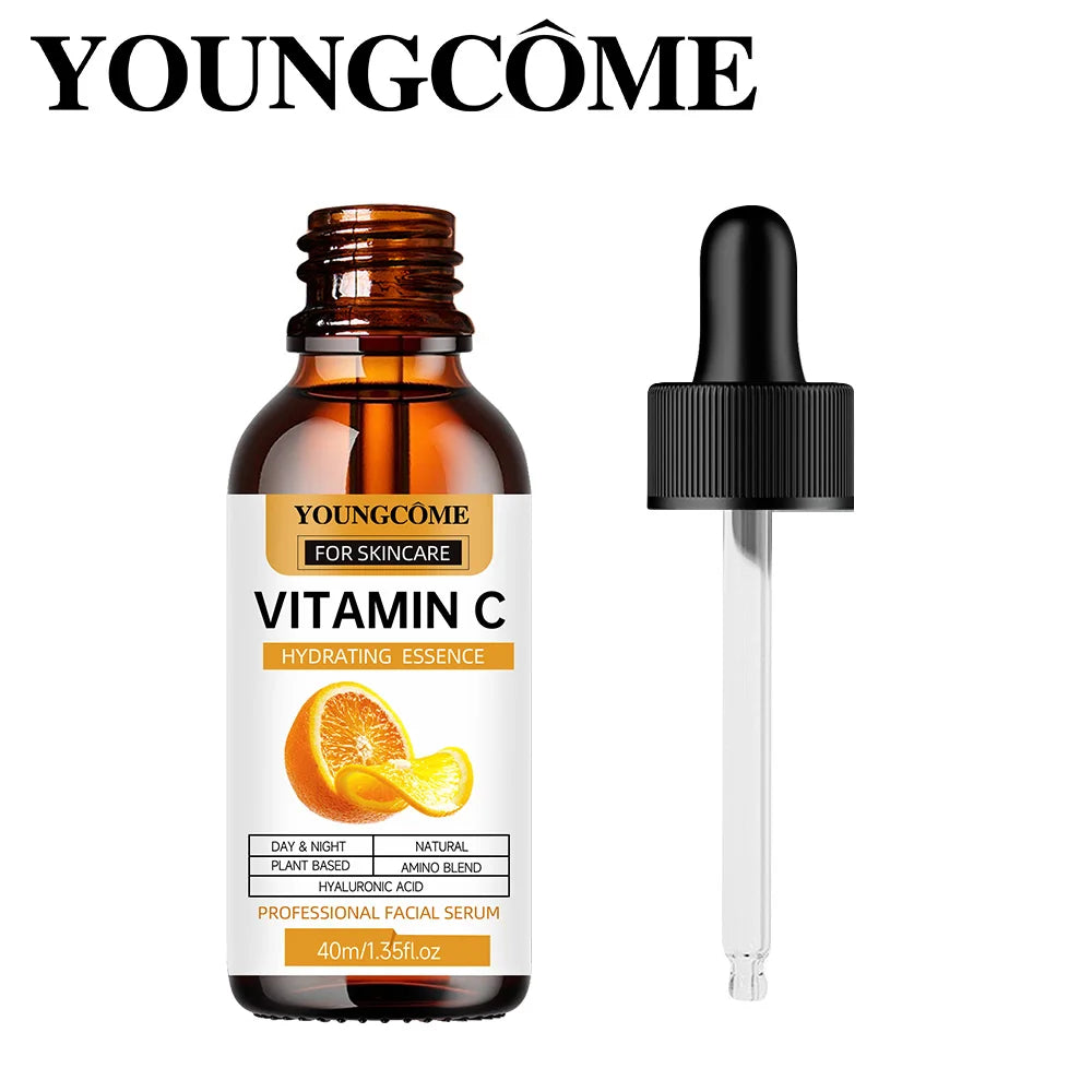 Vitamin C Facial Essence Dark Spot Remover Repair Anti-aging Essence Facial Skin Care Repair Collagen Nourish Skin Care Peaceful Pleasures Health and Wellness