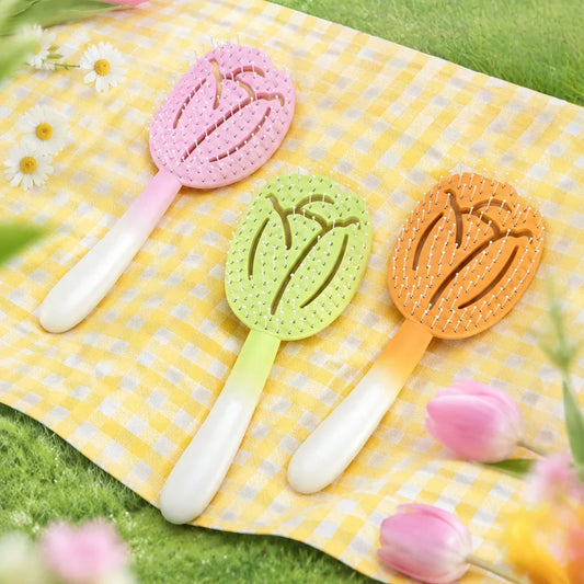 Gradient Tulip Hollow Air Cushion Comb – Dry & Wet Hair Air Cushion Hair Comb Oasis Select