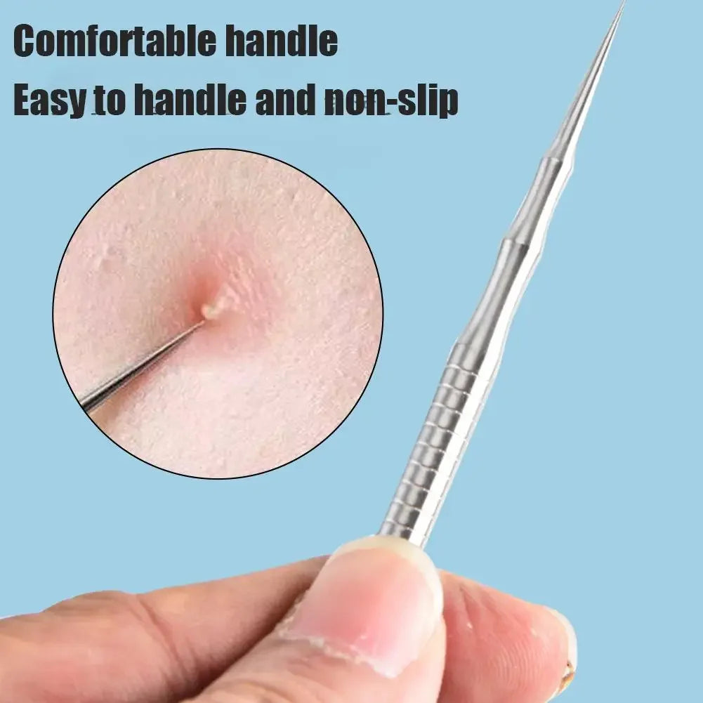 Stainless Steel Pimple Extractor & Blackhead Removal Tool Peaceful Pleasures Health and Wellness