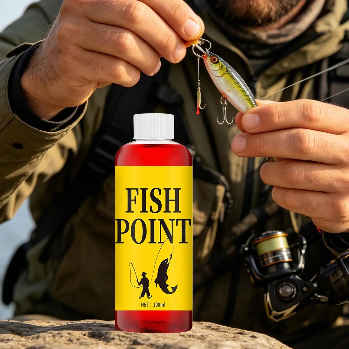 100ml Concentrated Fish Attractant – Bass, Carp & Trout Scent