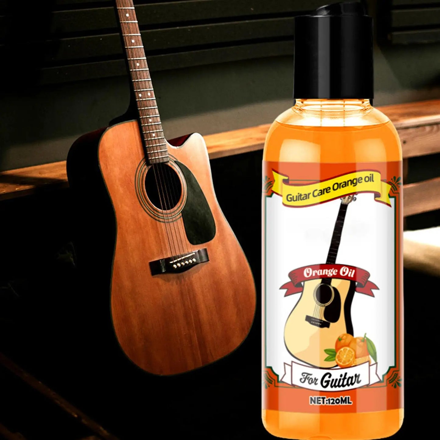 Guitar Fretboard Oil Cleaning Kit 120ml – Wood Conditioner