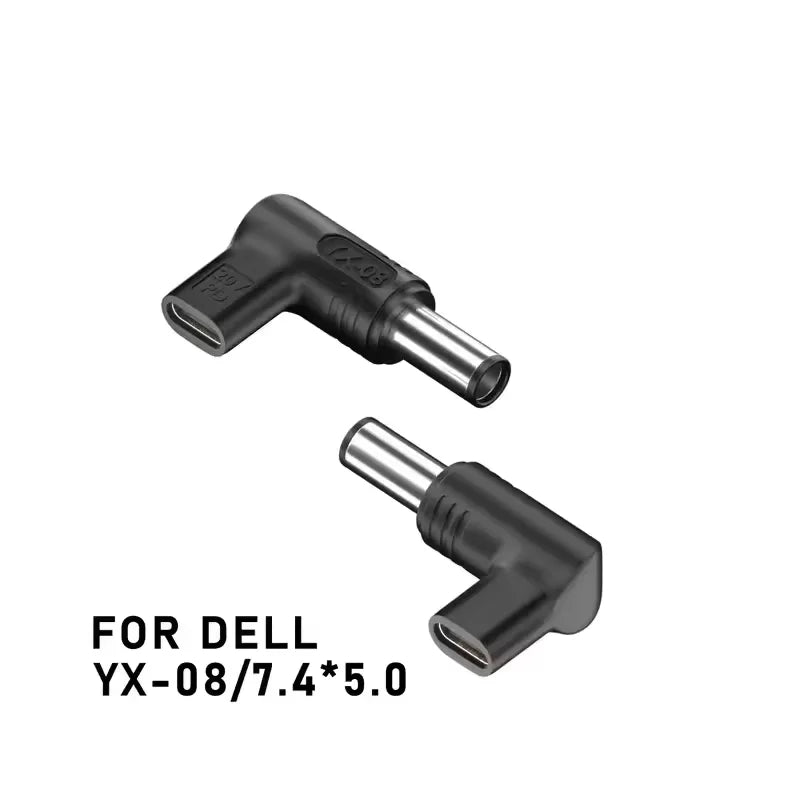 PD 20V100W Laptop Power Adapter Connector DC Plug USB Type C Female to DC Male Jack Converter for Hp Dell Asus Lenovo Notebook Peaceful Pleasures Health and Wellness 7.4-5.0 for Dell