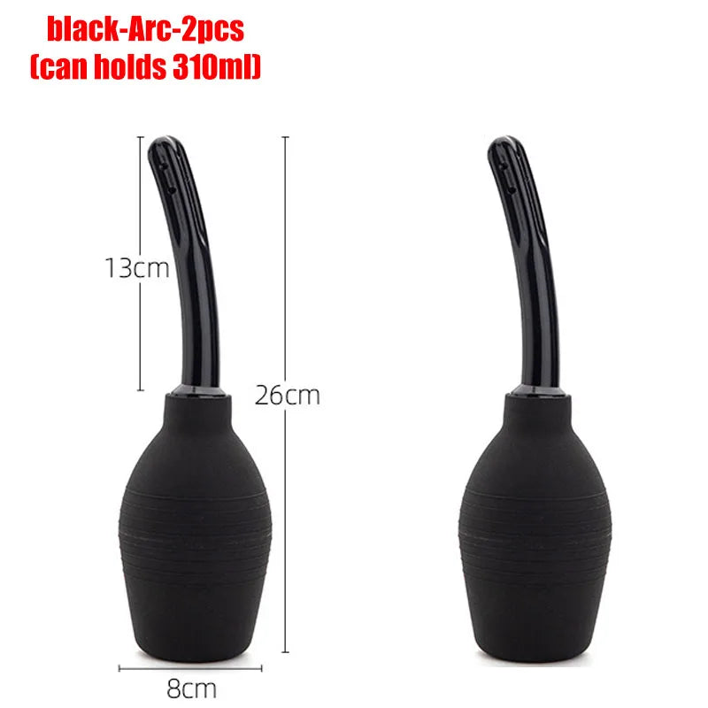 Anal Douche Bulb – 4 Sizes, Anti-Backflow Personal Hygiene Cleansing