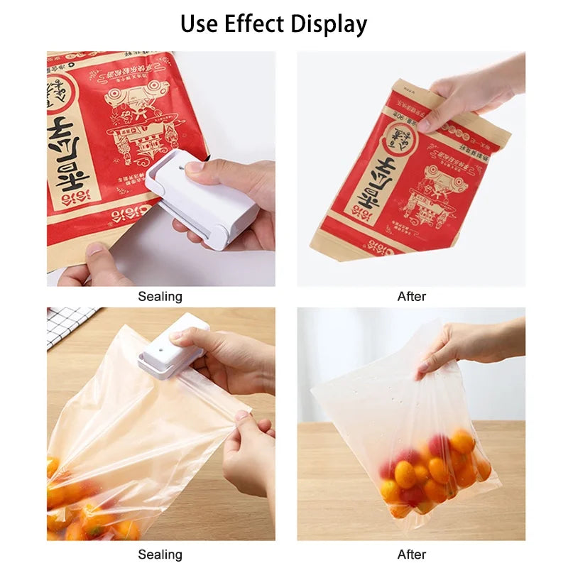 Mini Handheld Heat Bag Sealer | Thermal Plastic Food Bag Machine