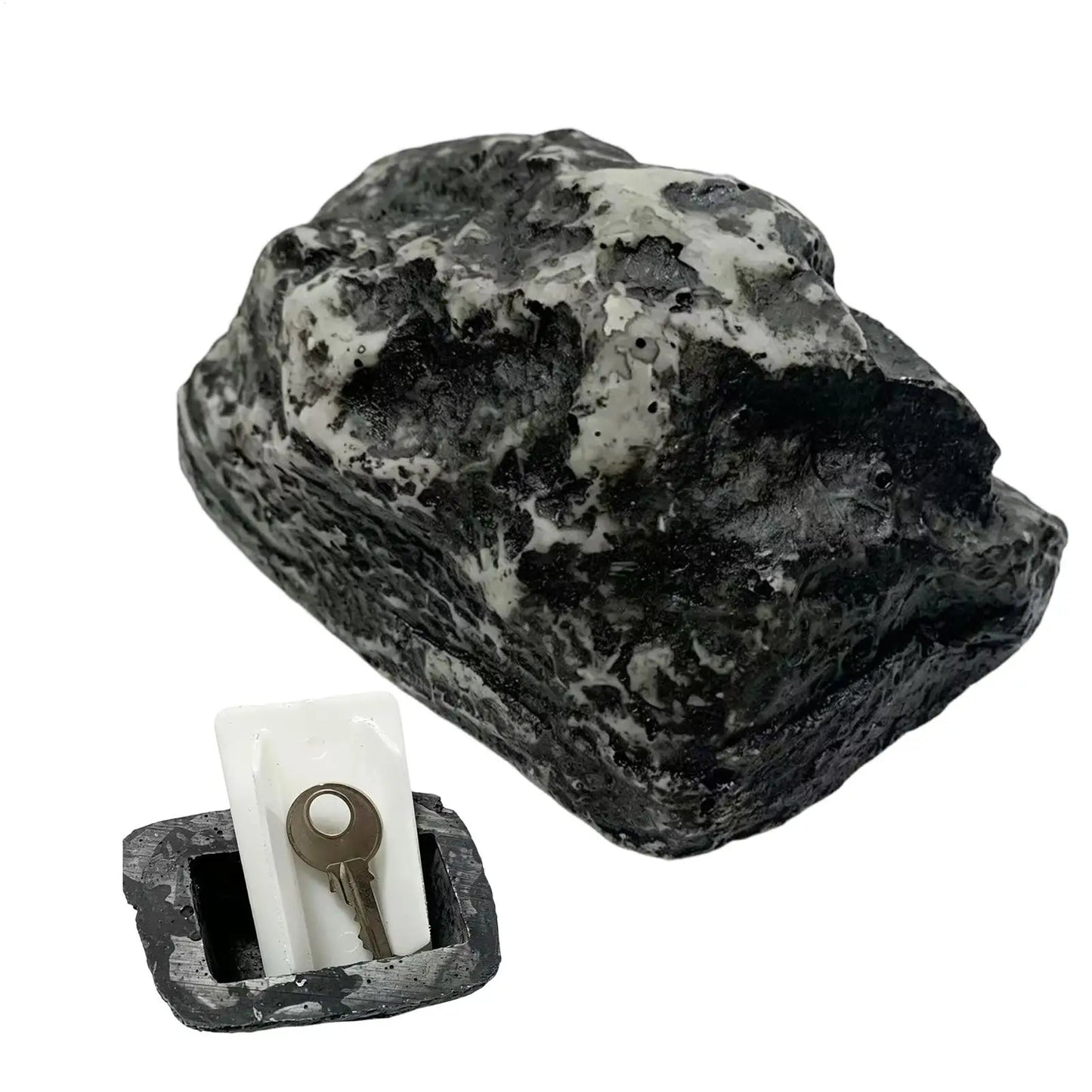Fake Rock Key Hider – Outdoor Spare Key Storage Box