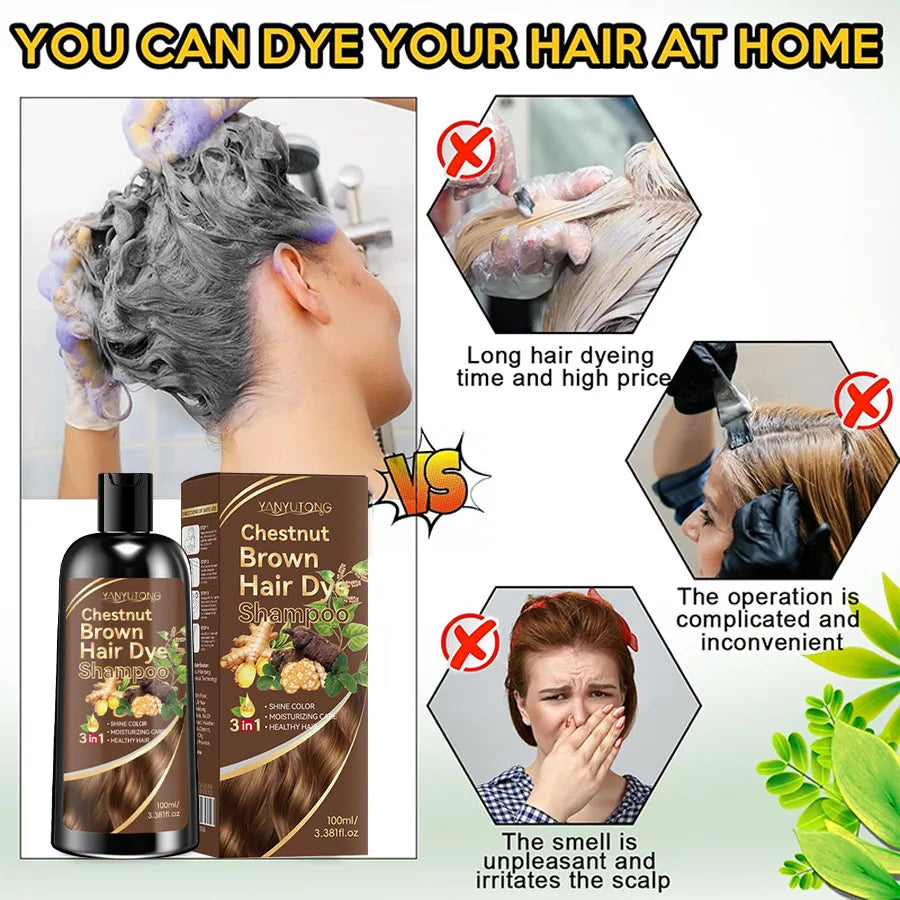 3-in-1 Turmeric Shampoo for Color-Treated Hair | Plant-Based
