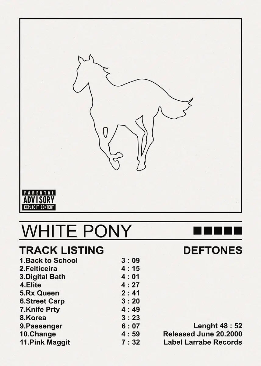 Deftones Canvas Wall Art Poster – Rock Band Music Home Decor
