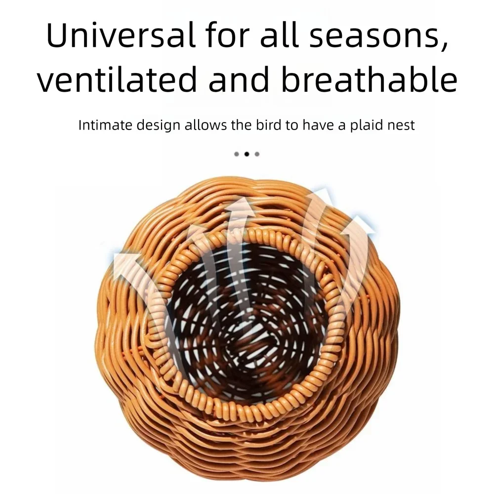 Handwoven Spherical Bird Nest | Hanging Breeding Bird House