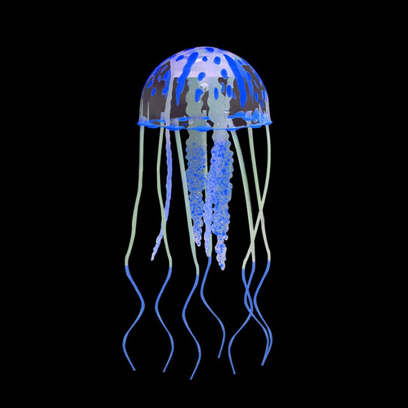 Luminous Jellyfish Aquarium Ornament | Glowing Fish Tank Decor