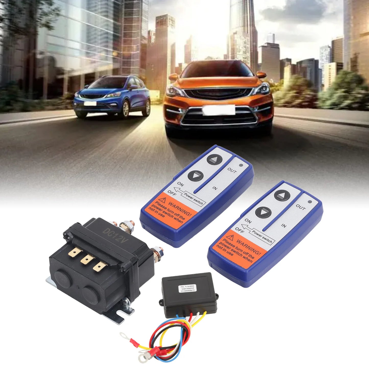 12V 250A Winch Relay Kit with Remote Controller Relay Contactor for Industrial Vehicle Winch Relay Remote Control Kit Peaceful Pleasures Health and Wellness